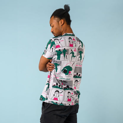 Playera unisex Squid Game x Cakeworthy Juego del calamar