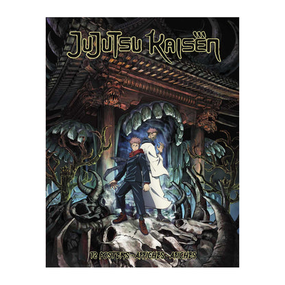 Libro de 12 posters Jujutsu kaisen tamaño carta