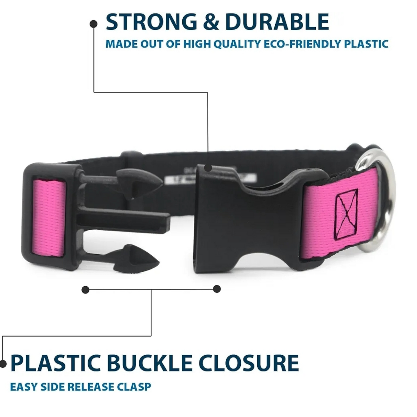 Collar y Correa Para Mascota Barbie Buckle Down Mediano