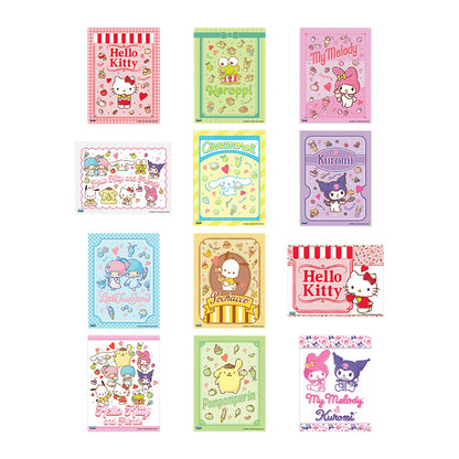 Libro de 12 posters Hello Kitty and friends tamaño carta