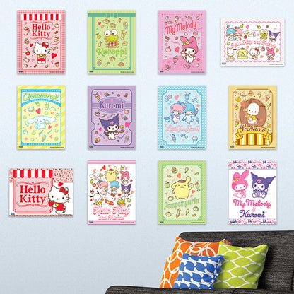 Libro de 12 posters Hello Kitty and friends tamaño carta