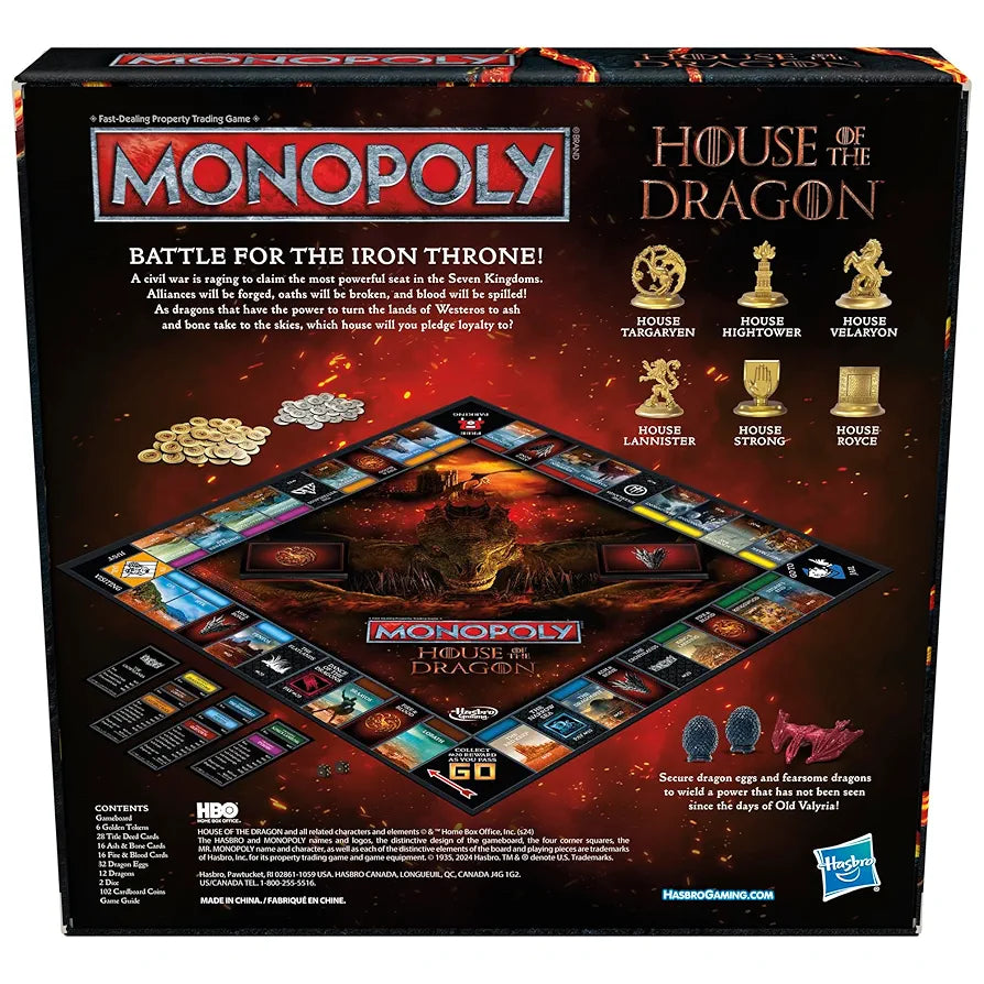Monopoly House of the Dragon