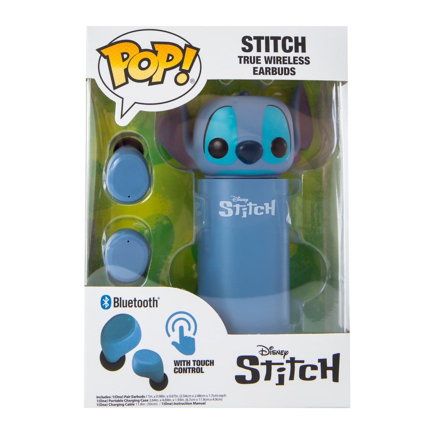Audífonos inalámbricos earbuds Funko Estuche Recargable Stitch