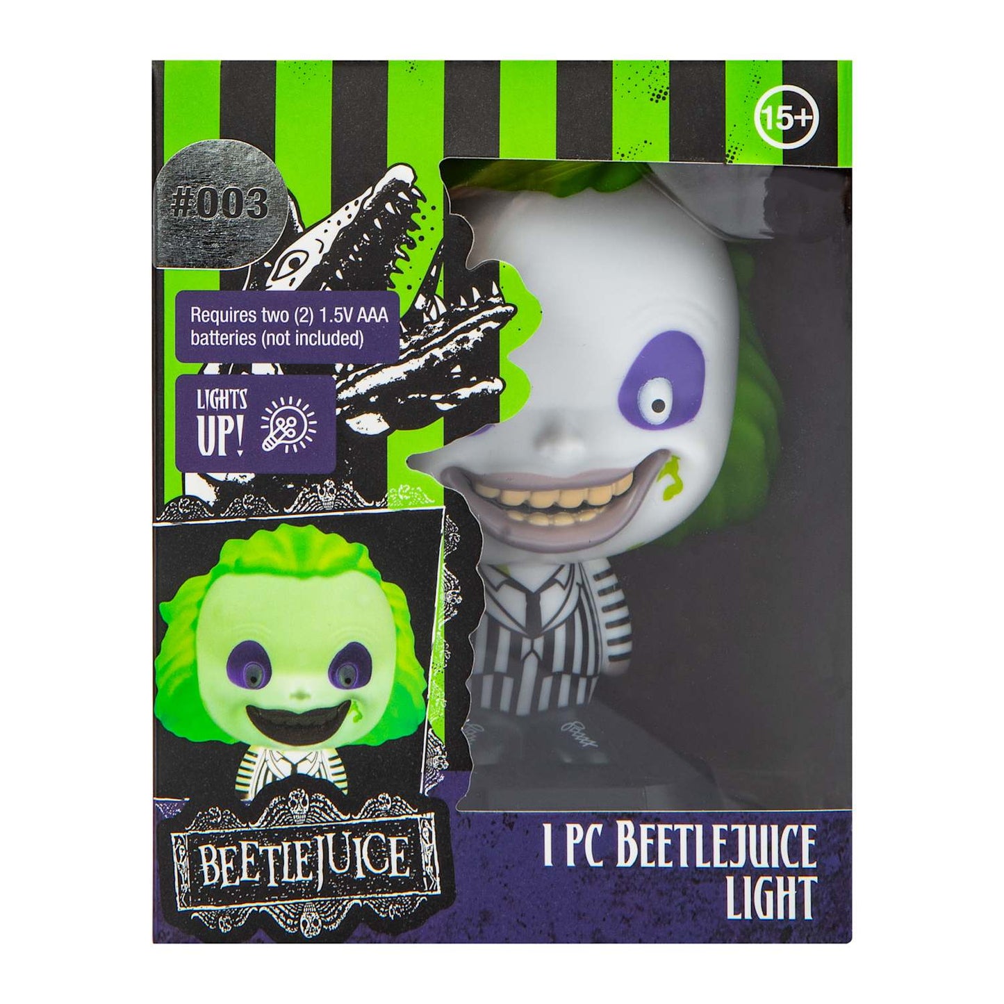 Lampara pequeña de mesa Beetlejuice