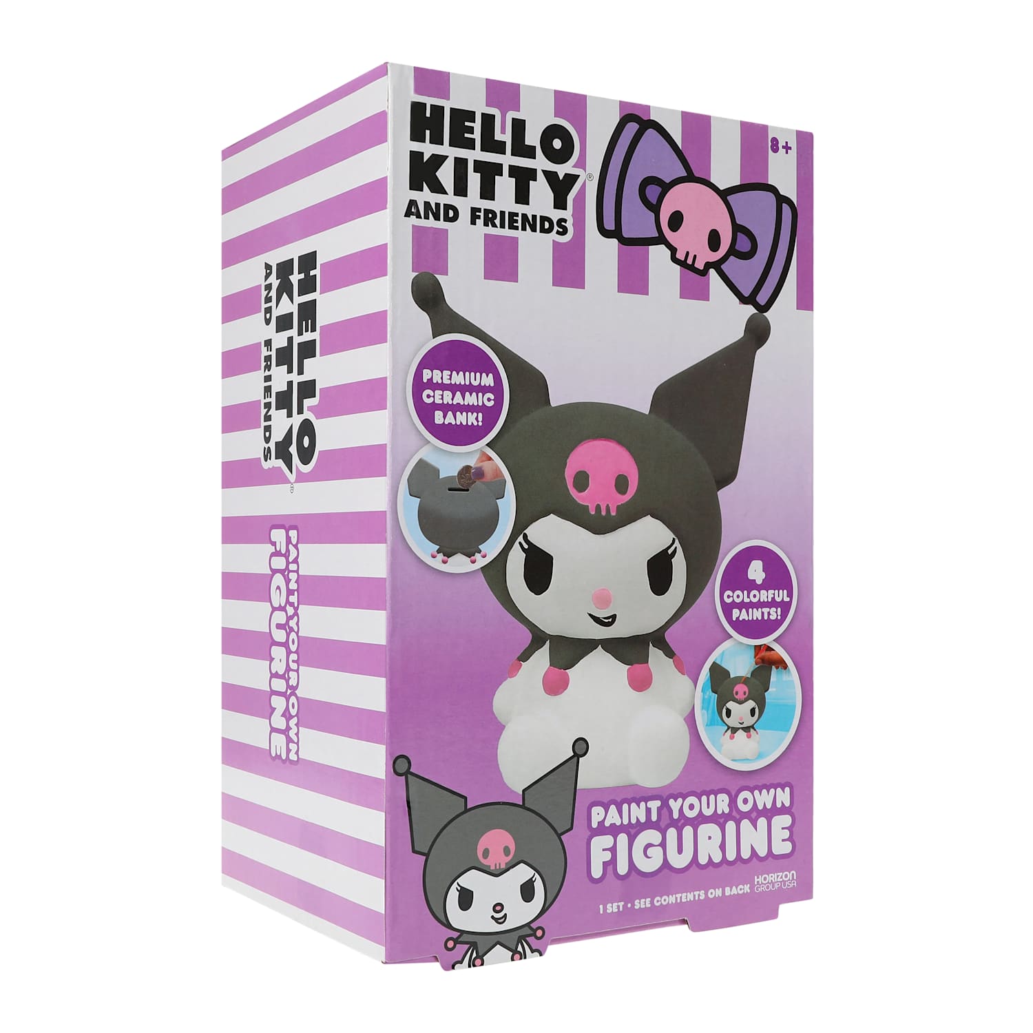 Alcancía Cerámica para Pintar Hello Kitty and friends Kuromi DIY