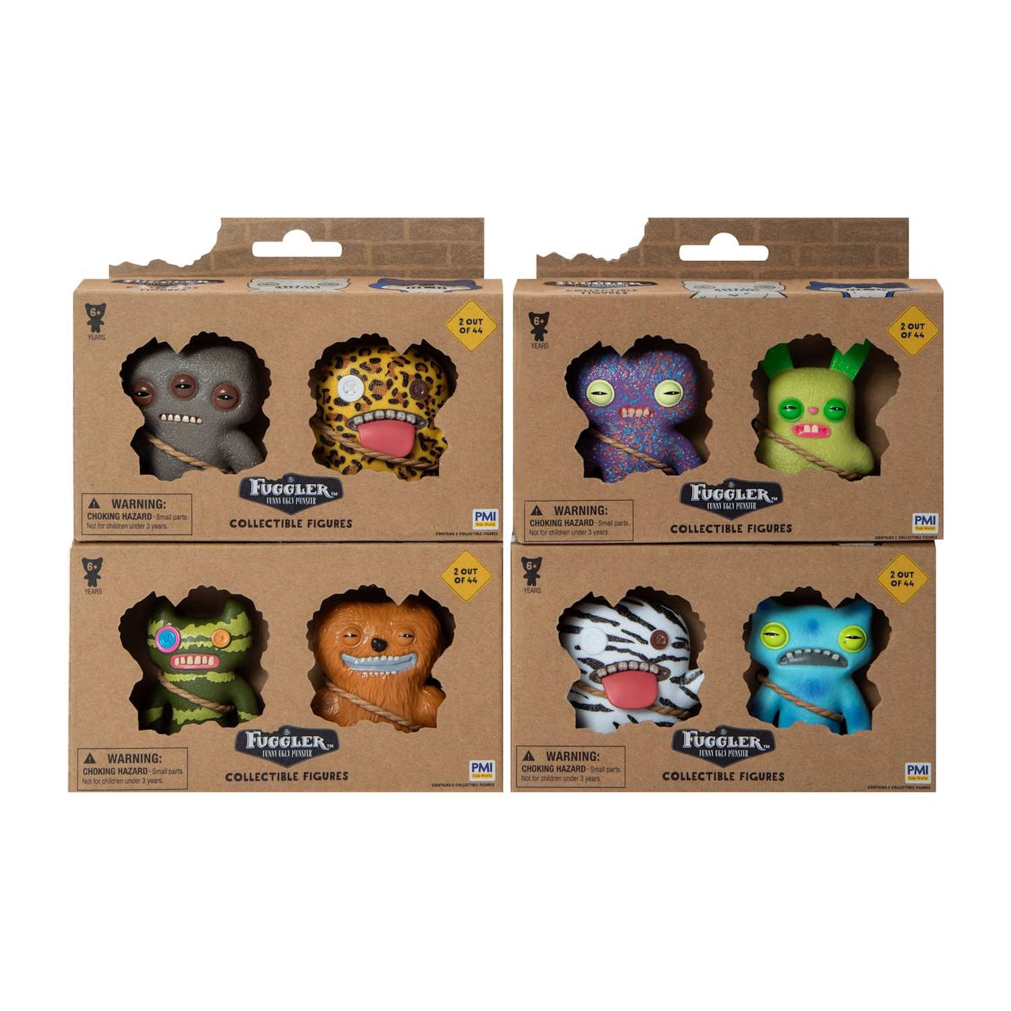 Set de 2 Fugglers de plástico pequeños