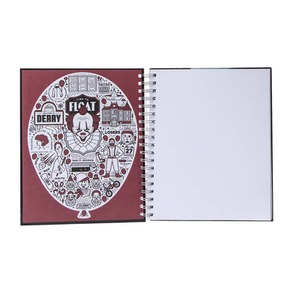Sketch book Cuaderno Para dibujo con plumones (pasta dura) Halloween It Pennywise
