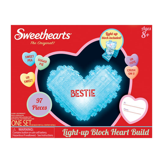 SWEETHEARTS Set de blocks de construcción con Luz DIY