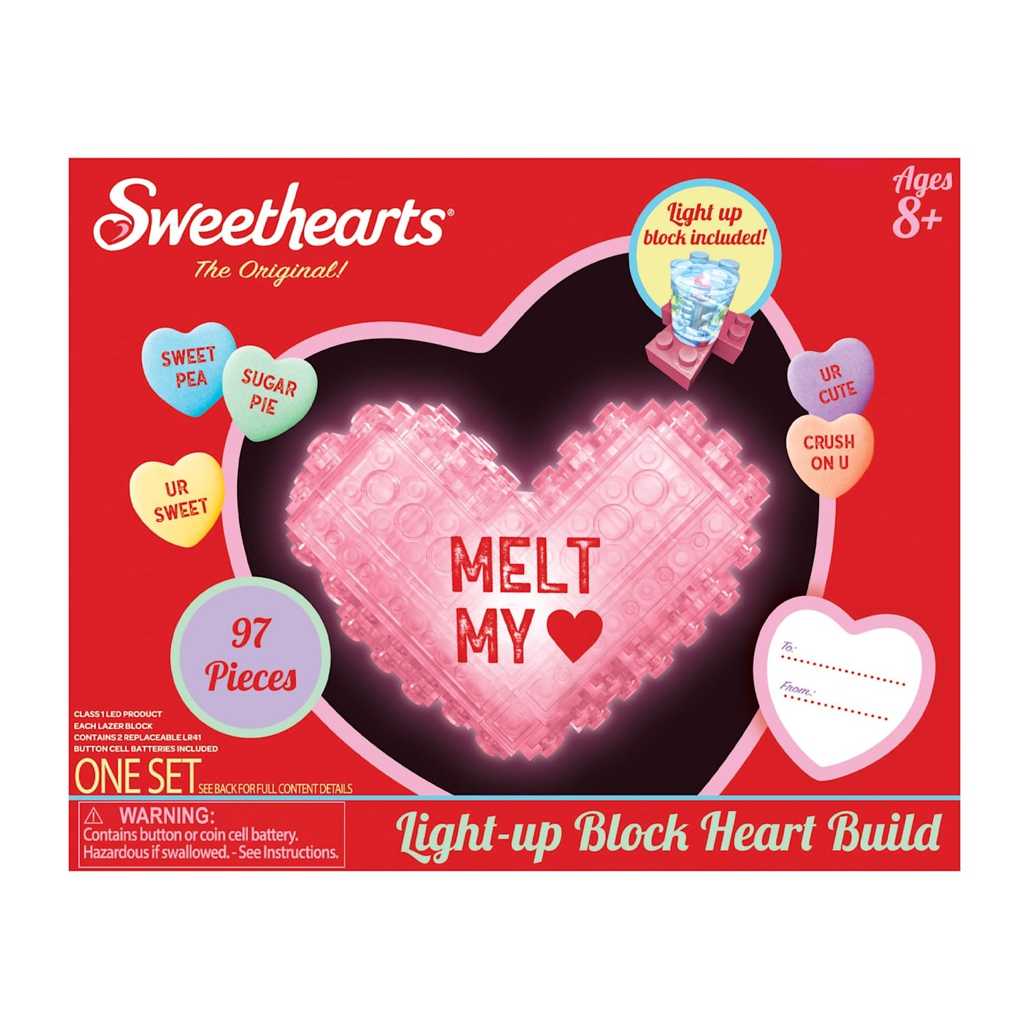 SWEETHEARTS Set de blocks de construcción con Luz DIY