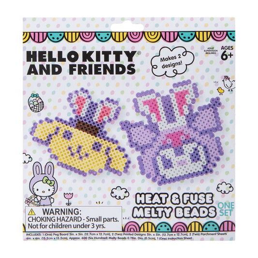 Set cuentas termo fusibles Sanrio Pompompurin y Kuromi