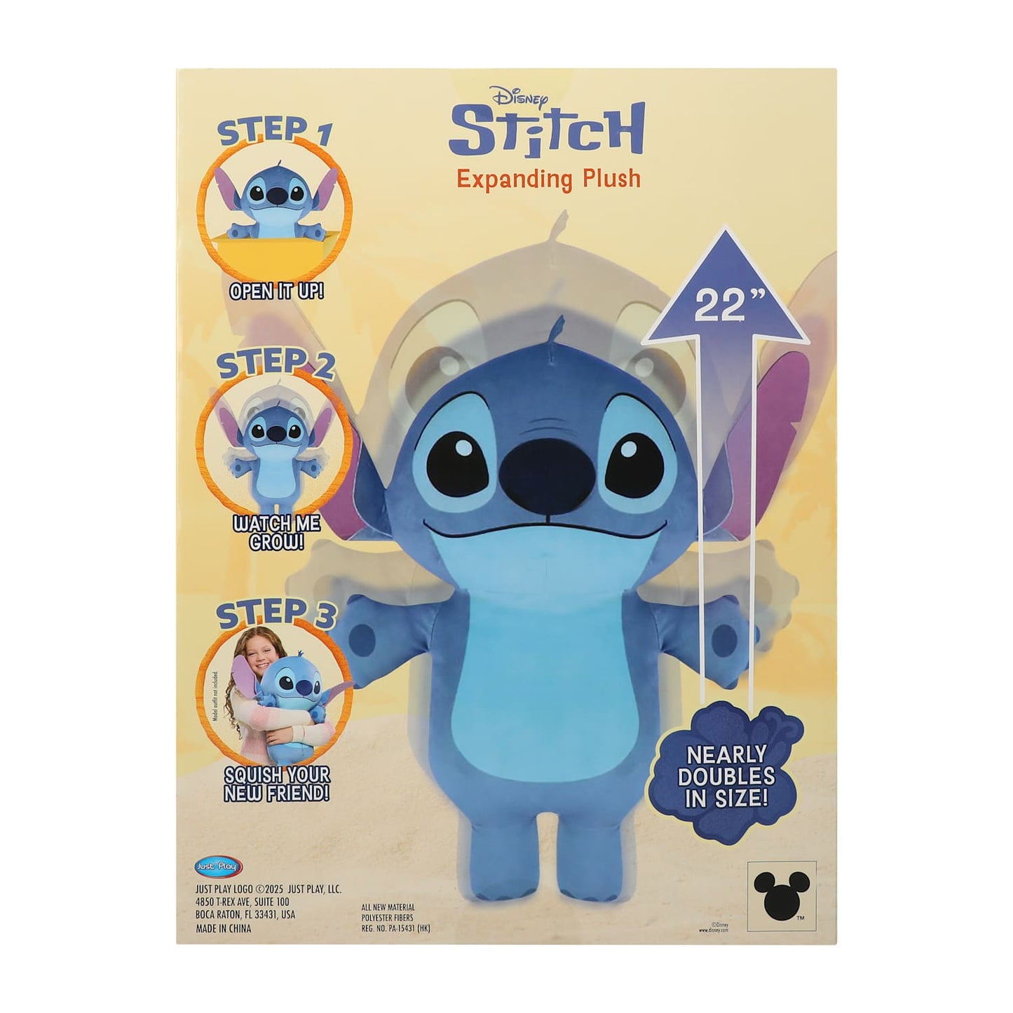 Stitch expandible hasta 55 cms aprox