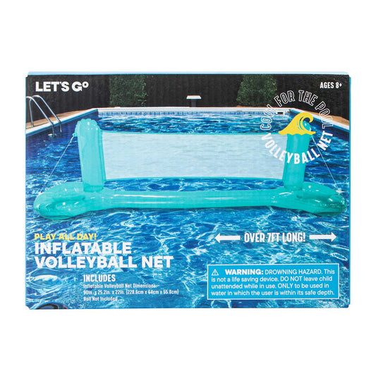 Inflabe acuático red de Volley ball 2.28x.64x.58 mts