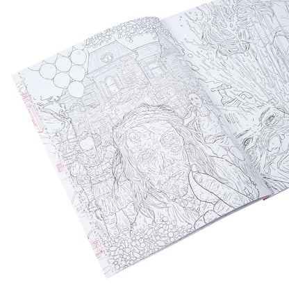 Libro para colorear Pennywise IT Halloween DIY