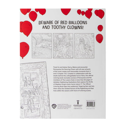 Libro para colorear Pennywise IT Halloween DIY