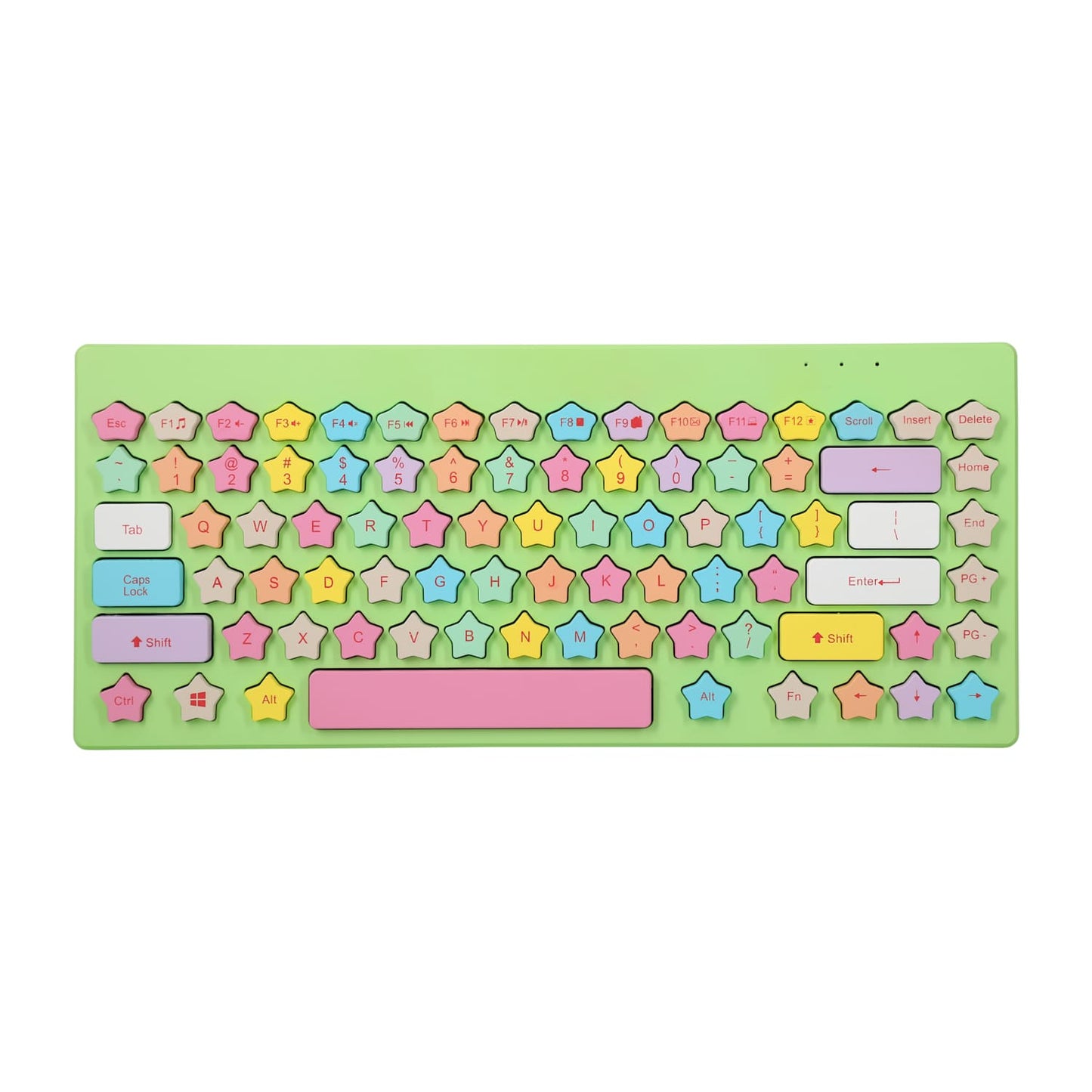 Teclado inalambrico estrellas
