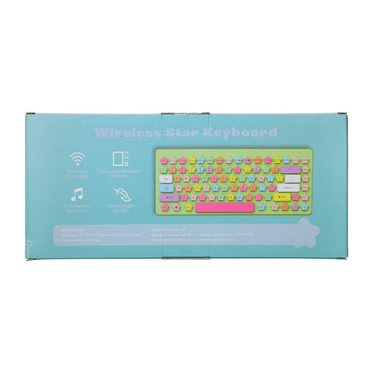 Teclado inalambrico estrellas