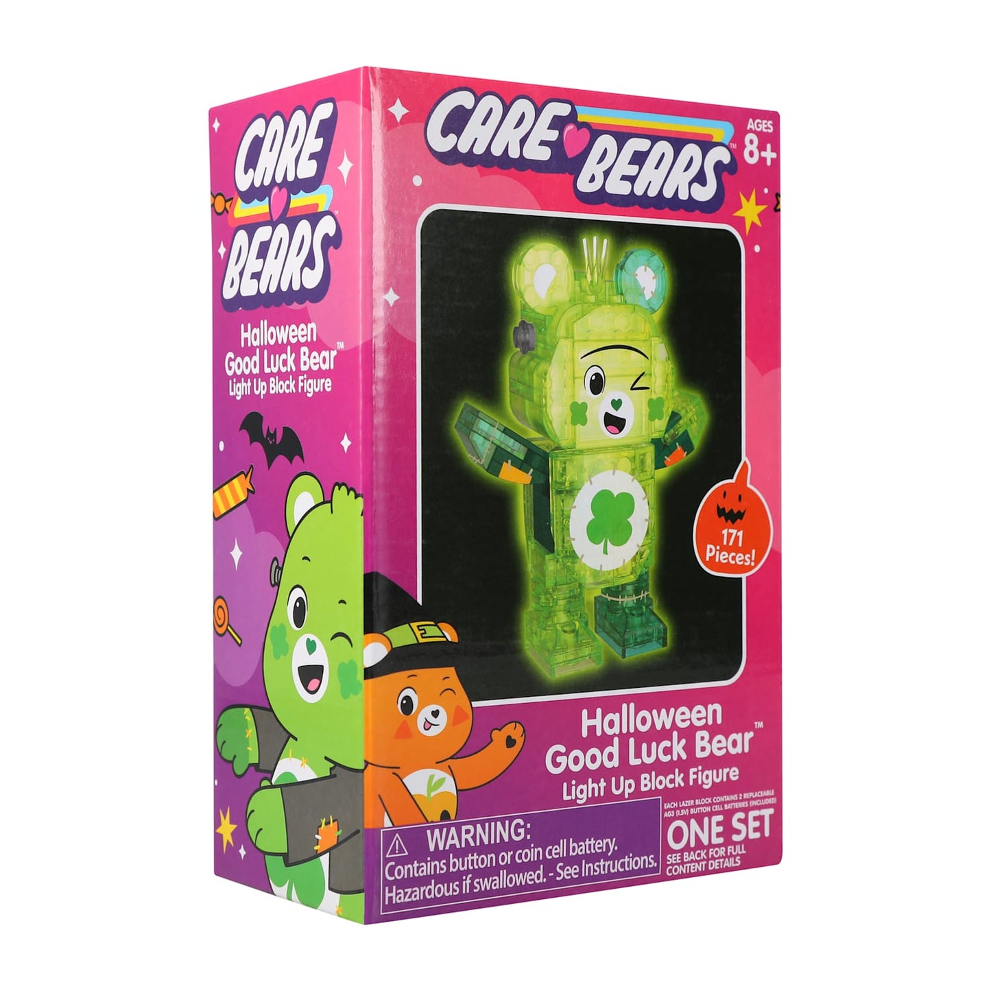 Care Bear Halloween Good luck Frankenstein set de construcción blocks DIY con led
