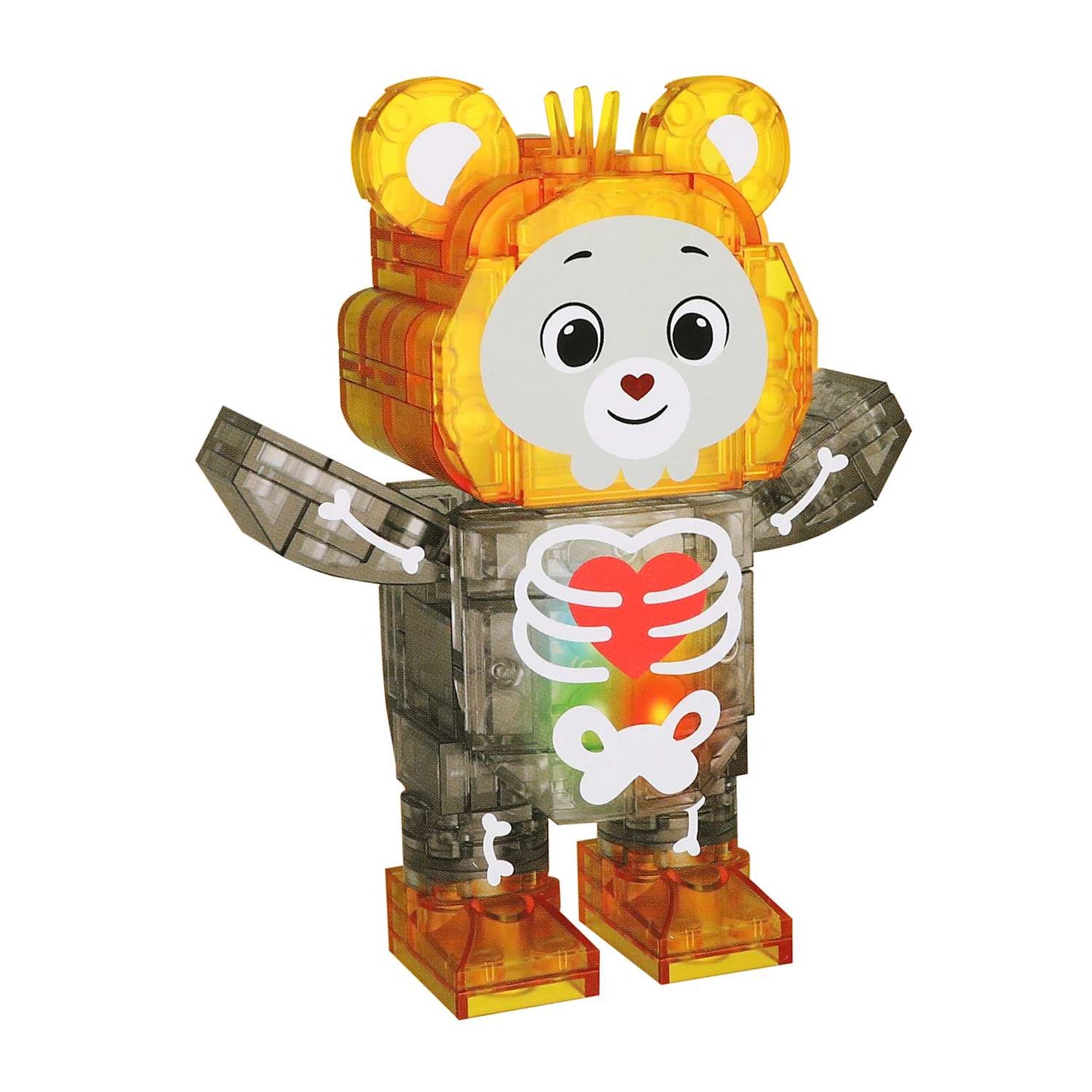 Care Bear Halloween Good Tenderheart Skeleton set de construcción blocks DIY con led