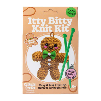 Itty Bitty DIY kit de crochet muñeco de jengibre