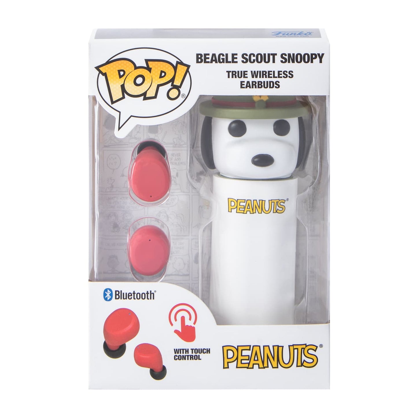 Snoopy Audífonos inalámbricos earbuds Funko Estuche Recargable
