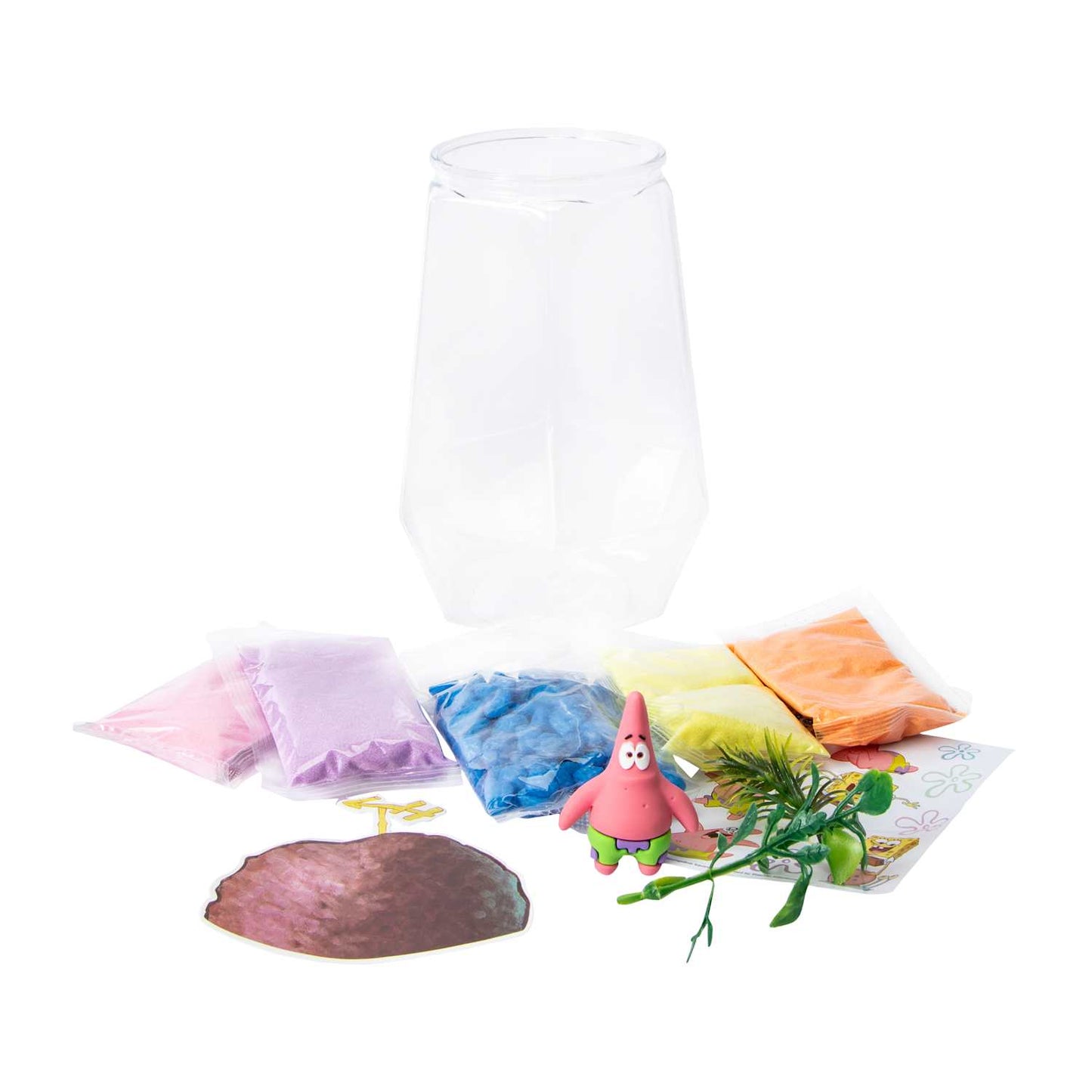 Kit para armar Terrario Bob Esponja Patricio DIY