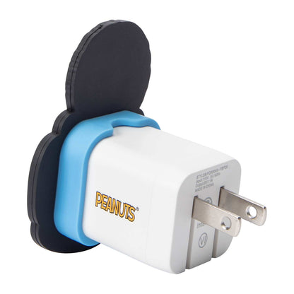 Snoopy Woodstock cargador de pared 75 aniversario