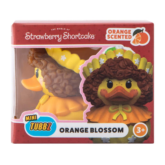 Mini Tubbz Strawberry Shortcake mini Patito de hule Rosita Fresita Orange Blossom Naranjita