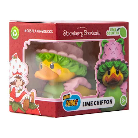 Mini Tubbz Strawberry Shortcake mini Patito de hule Rosita Fresita Lime Chiffon Limita