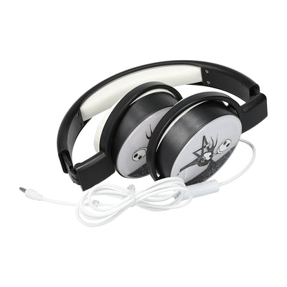 Audífonos alámbricos ajustables con glitter Nightmare Before Christmas
