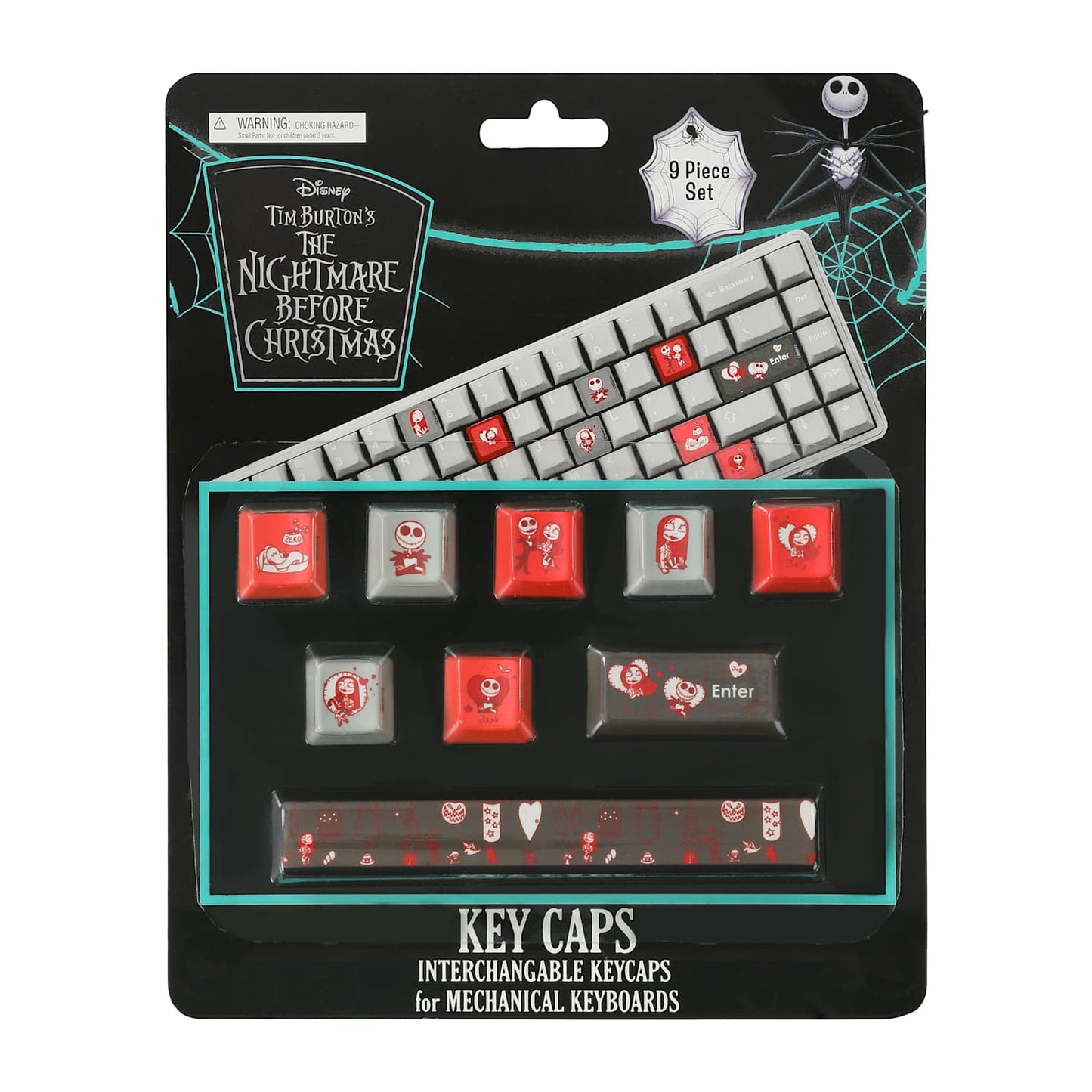 Nightmare Before Christmas set de cubiertas de teclas para keyboard teclado