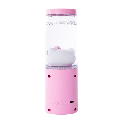 Bocina con led y fuentes danzantes Bluetooth Hello Kitty (El agua baila)