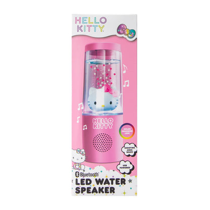 Bocina con led y fuentes danzantes Bluetooth Hello Kitty (El agua baila)