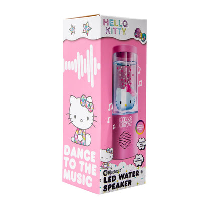 Bocina con led y fuentes danzantes Bluetooth Hello Kitty (El agua baila)