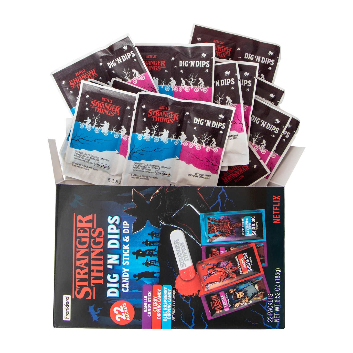 Stranger Things dulces Dig n' Dips 22 paquetitos