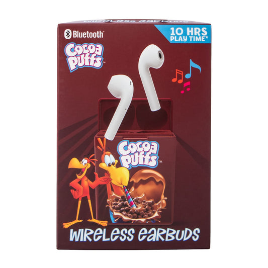 Audífonos inalámbricos earbuds con Estuche Recargable Cocoa Puffs