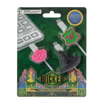 Wicked set de charms identificadores de cables protector de puntas