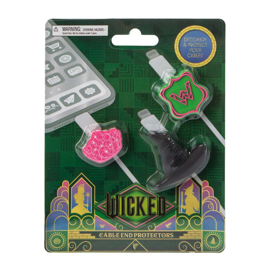 Wicked set de charms identificadores de cables protector de puntas