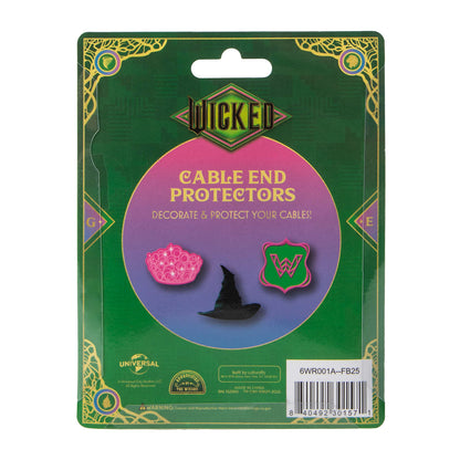 Wicked set de charms identificadores de cables protector de puntas