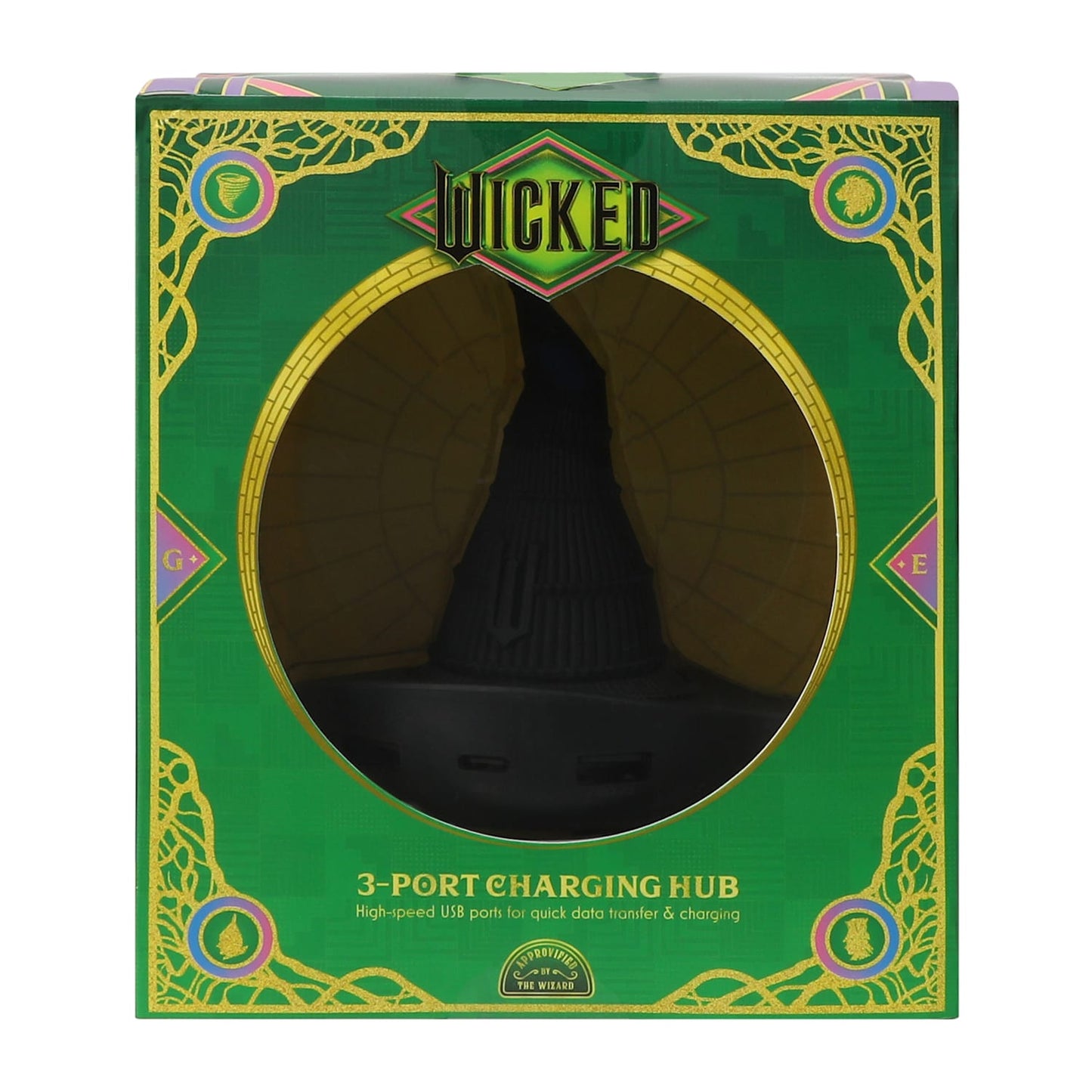 Wicked cargador de 3 puertos Elphaba