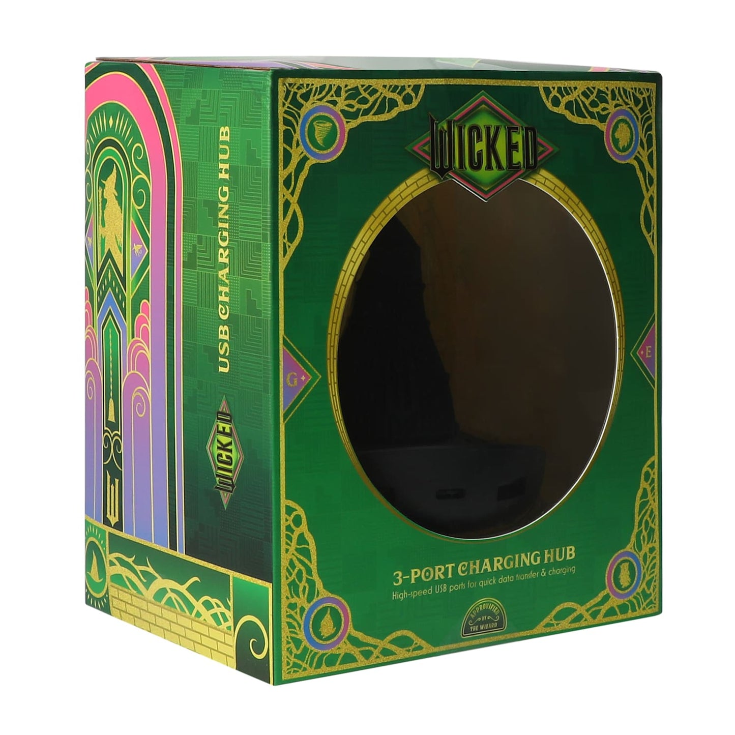 Wicked cargador de 3 puertos Elphaba