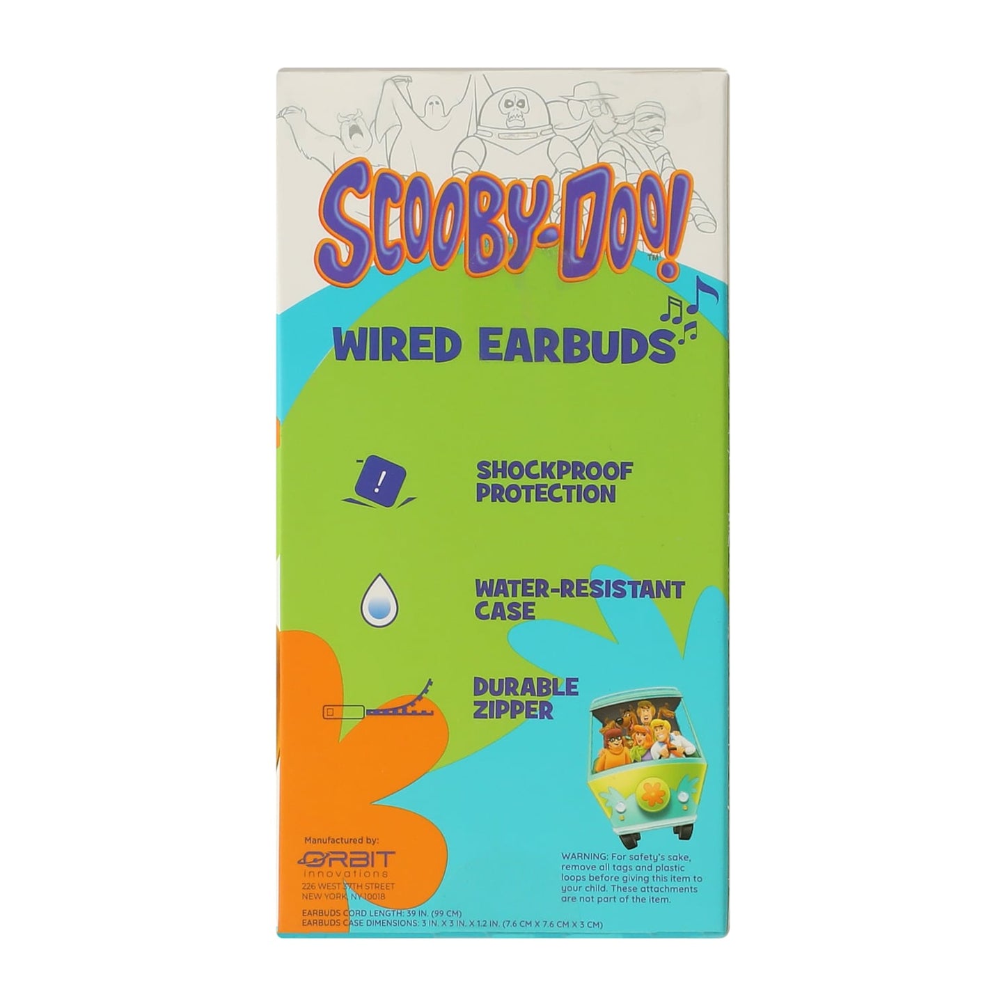 Audífonos alámbricos Scooby-Doo