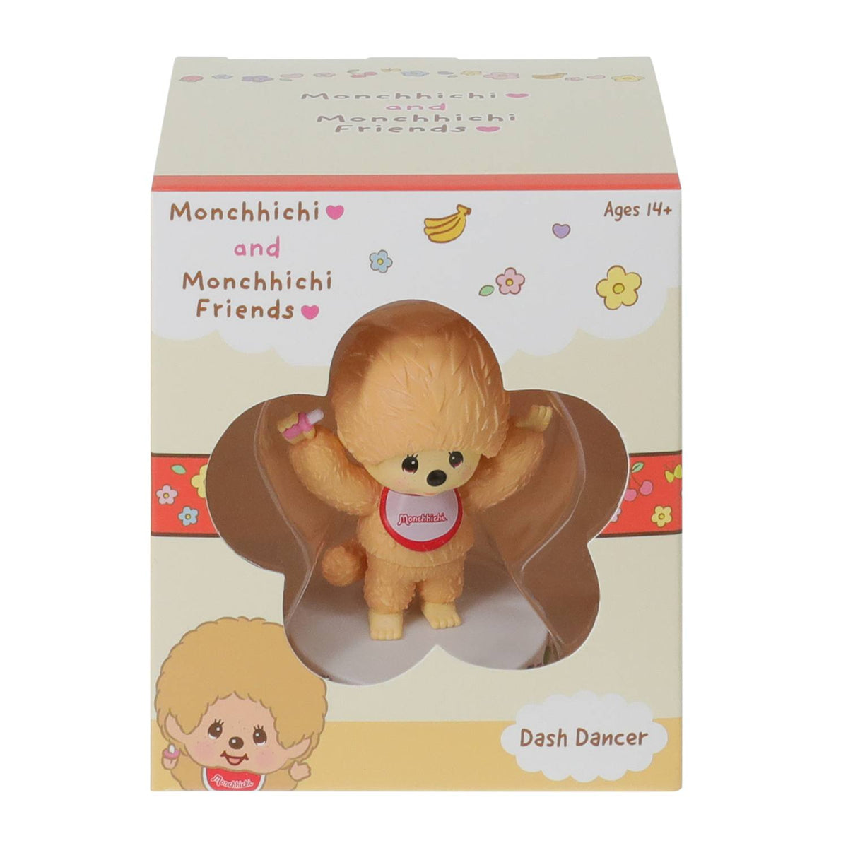 Monchhichi Figurin de plástico  cms aprox Dash Dancer tipo bobble-head