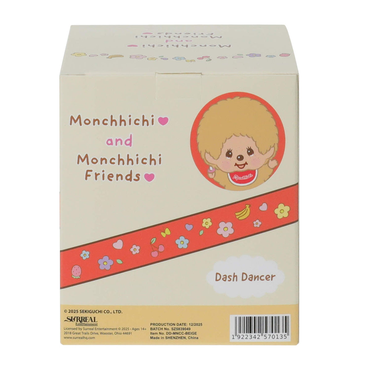 Monchhichi Figurin de plástico  cms aprox Dash Dancer tipo bobble-head