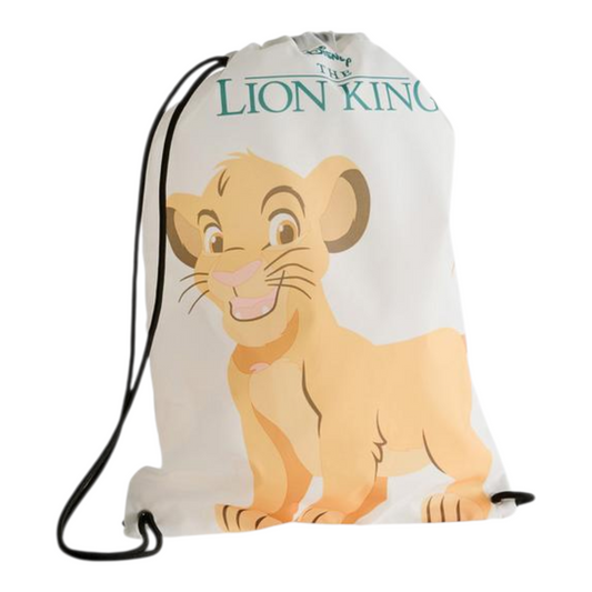 Rey León Bolsa Simba costalito/morral de cuerdas de loneta 30x40 aprox