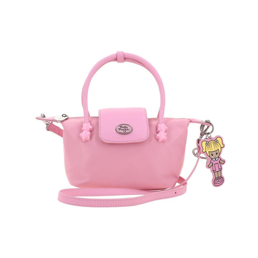 💜 ENTREGA INMEDIATA Polly Pocket by Gorett Bolso Satchel Eve Chica Rosa 27x14x10.5 cms aprox