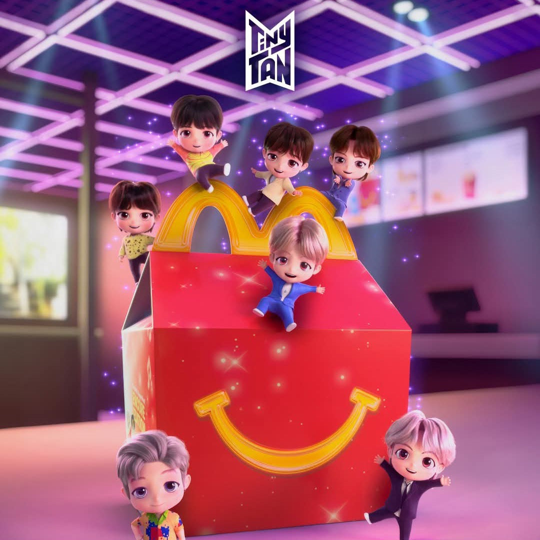 McDonald's Happy Meal BTS Tiny Tan año 2023 *Segunda Mano sin empaque* Throwback