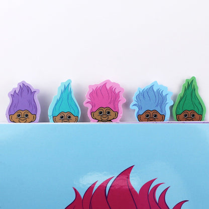 Libreta cuadernito bolsillo forma francesa Trolls x Cakeworthy