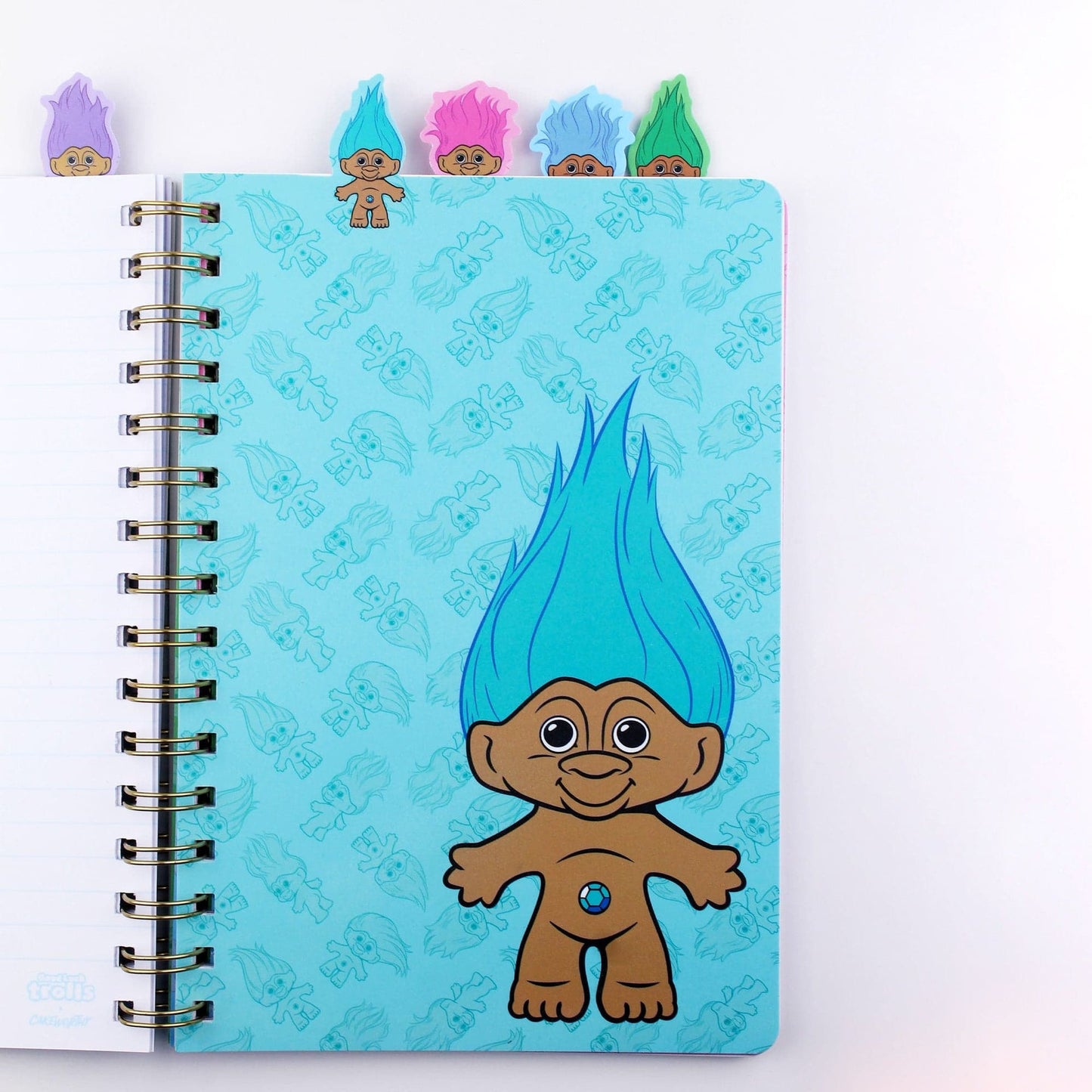Libreta cuadernito bolsillo forma francesa Trolls x Cakeworthy