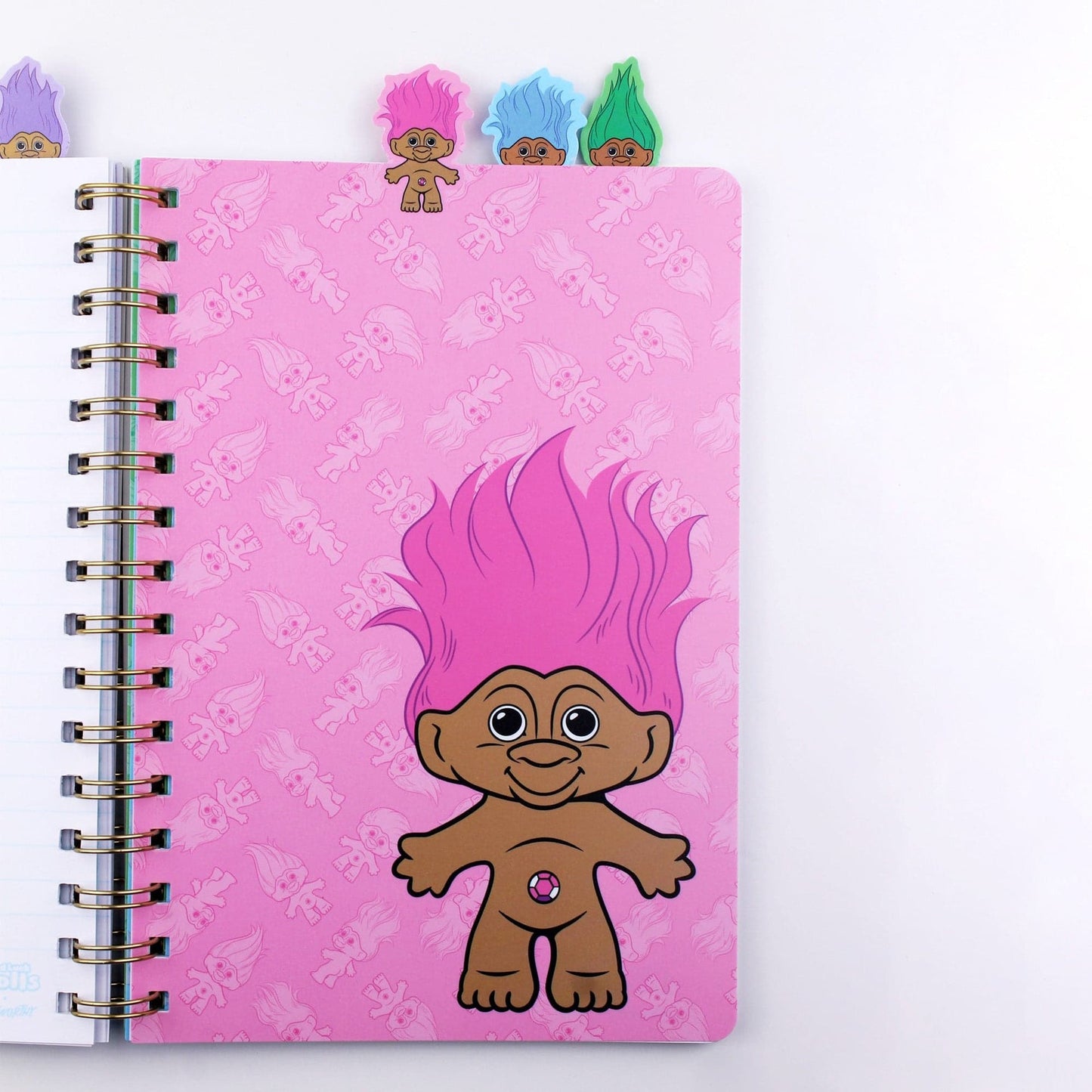 Libreta cuadernito bolsillo forma francesa Trolls x Cakeworthy