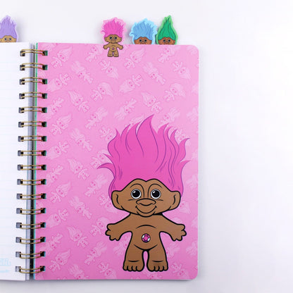 Libreta cuadernito bolsillo forma francesa Trolls x Cakeworthy